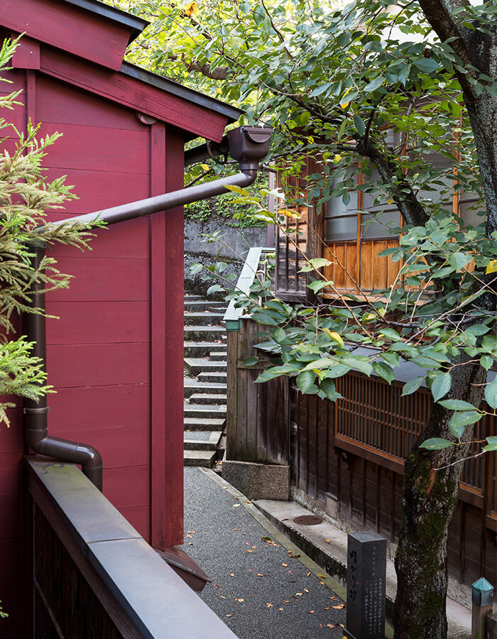 菊乃や周辺の小道